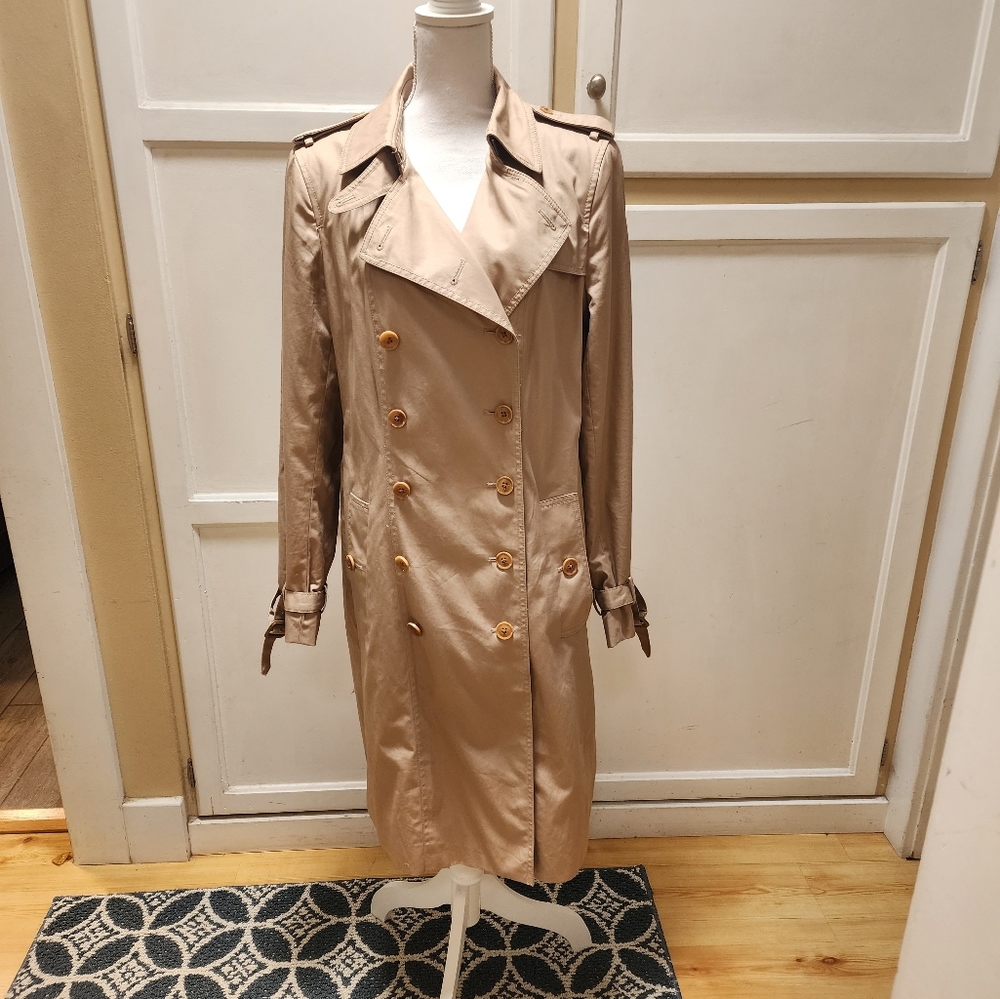 Banana Republic Women's Midi Trench Coat 💛 - Picture 2 of 14